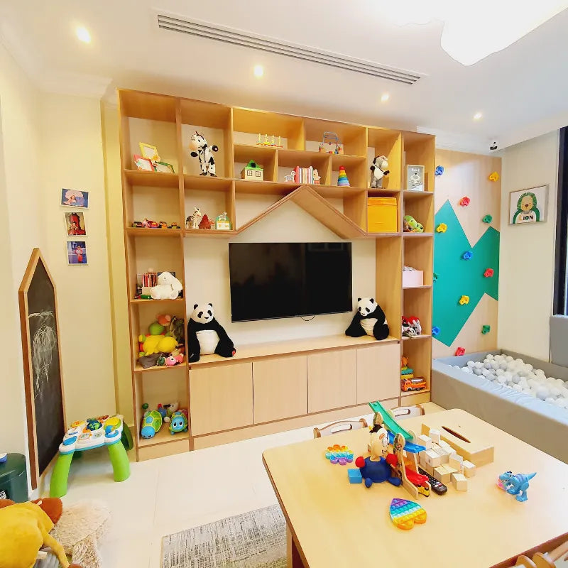 LUDORU – Meuble TV Multifonction « Étagères et Compartiments »