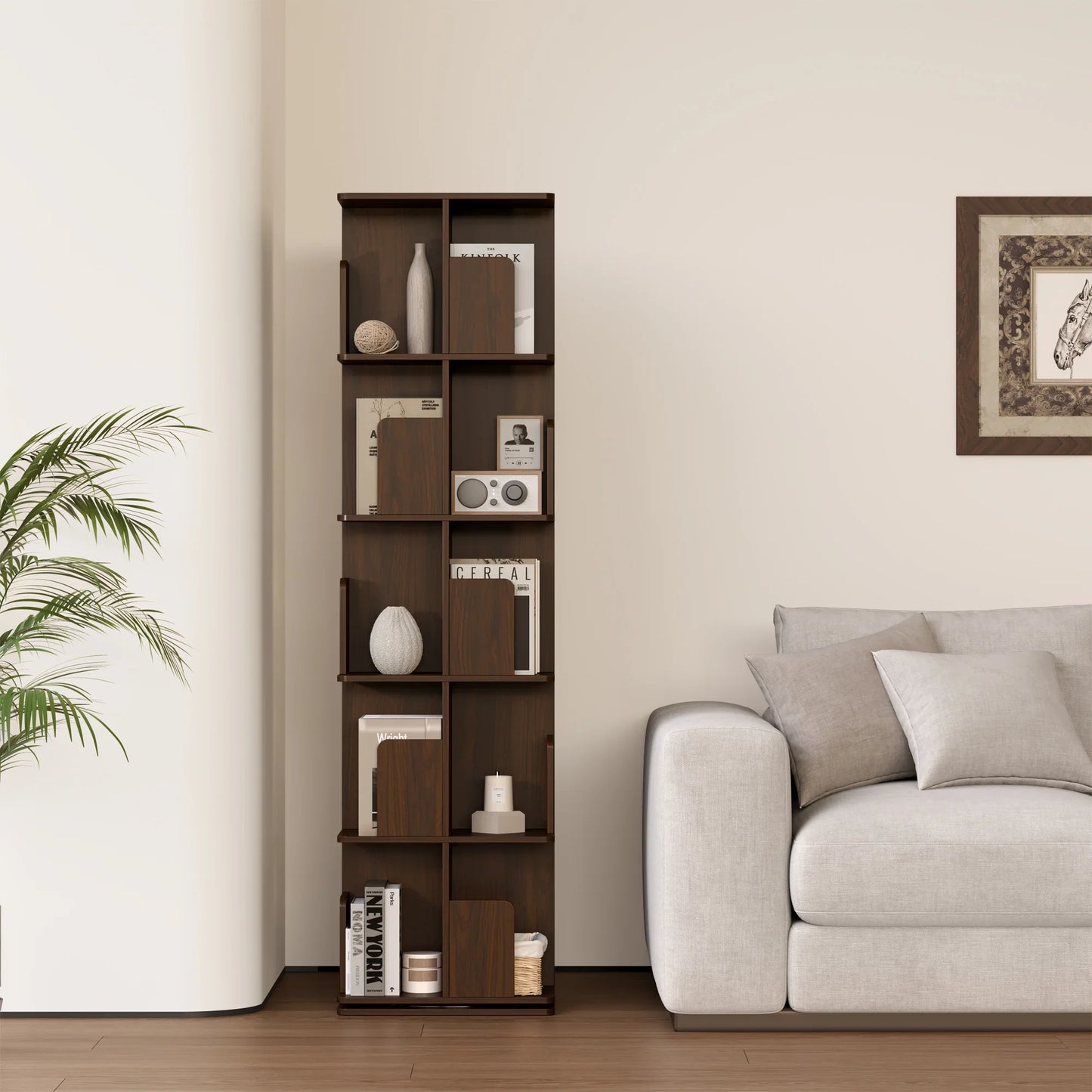 📚 Étagère Rotative 360° Artizo™ – Design, Pratique & Élégante