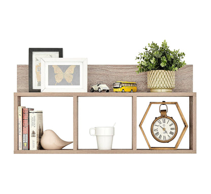 Danya B. – Étagère Murale Triple « Cubes + Ledge »