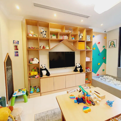 LUDORU – Meuble TV Multifonction « Étagères et Compartiments »