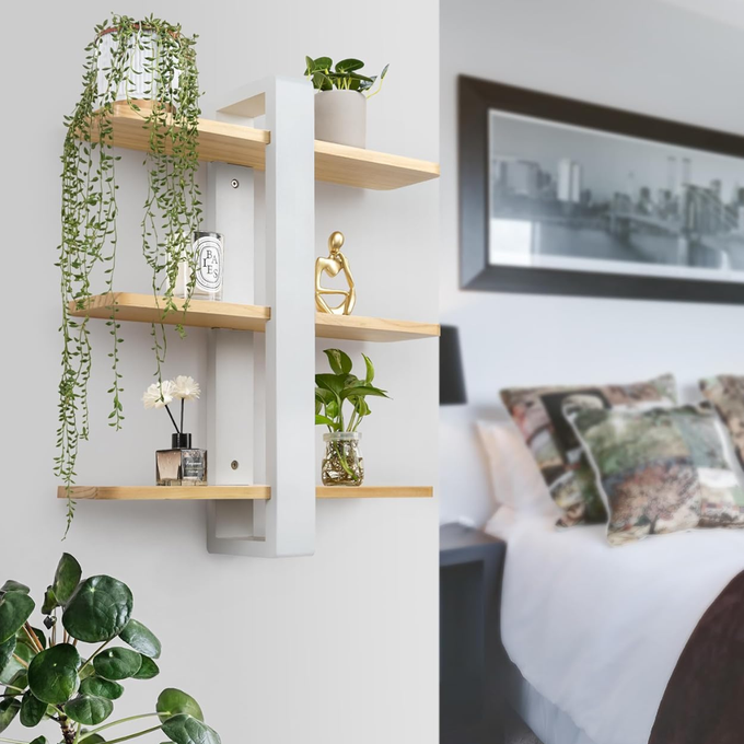 Étagère Murale  – Bois Massif